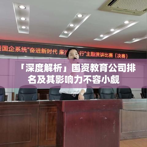 「深度解析」国资教育公司排名及其影响力不容小觑