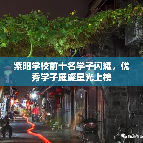 紫阳学校前十名学子闪耀，优秀学子璀璨星光上榜